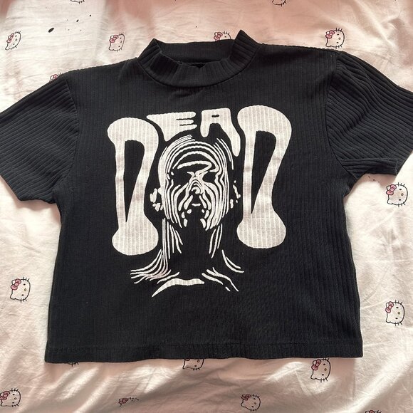 Drop Dead women's crop top - Picture 1 of 4